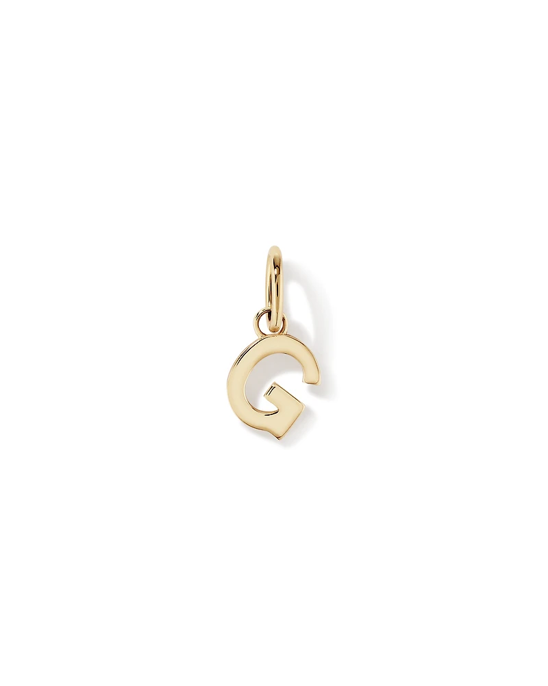 Pendentif initiale "G" en or jaune 10 carats