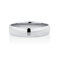 5mm Lite Half Round Wedding Band in Platinum