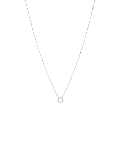 Carat TW Diamond Circle Necklace in 10kt White Gold
