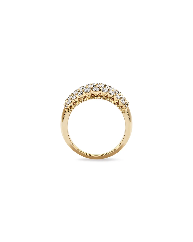 2.00TW Lab Diamond Cluster Ring 10kt Gold