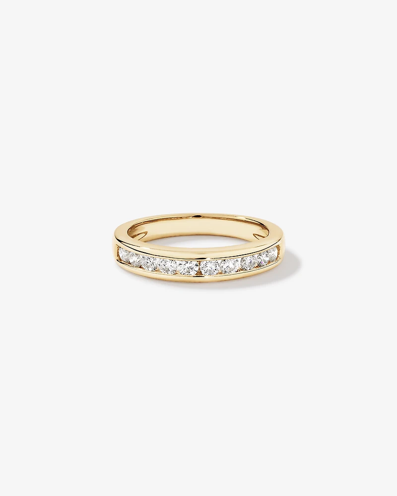 Wedding Ring with 0.50 Carat TW of Diamonds in 18kt Yellow Gold