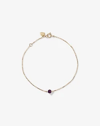 Bracelet with Amethyst in 10kt Yellow Gold