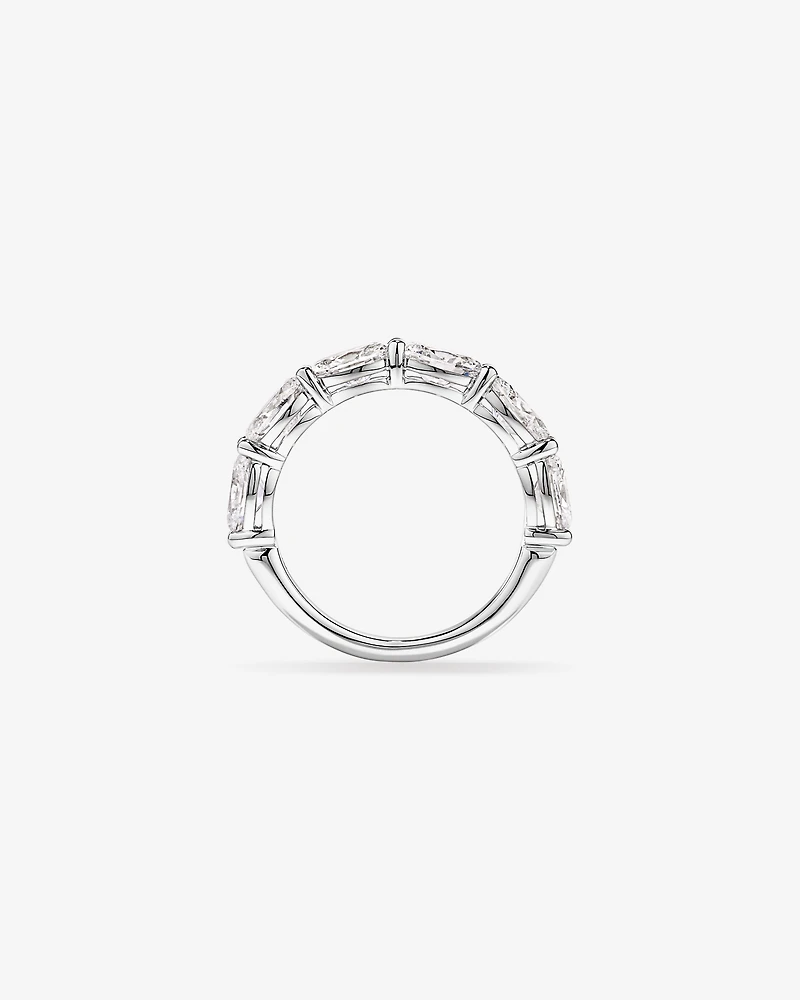 3.00TW Oval Laboratory-Grown Diamond Wedding Ring 14kt Gold