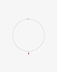Laboratory-Grown Diamond & Created Ruby Gift Set in Silver