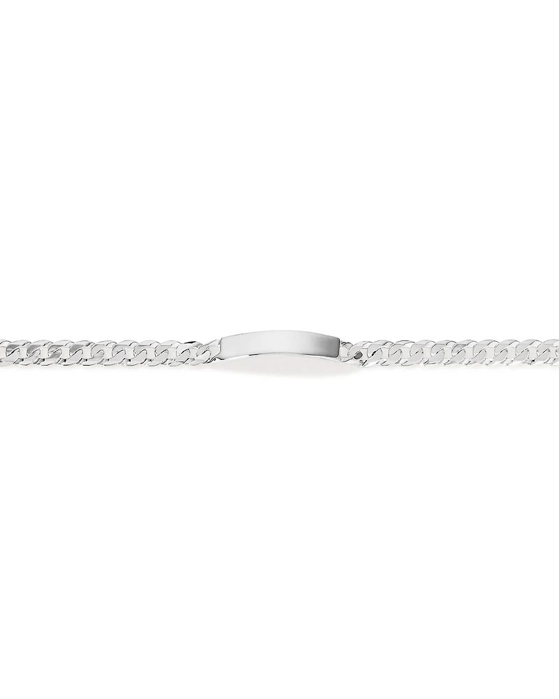 21cm (8.5") Identity Bracelet in Sterling Silver