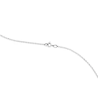 K' Initial necklace with 0.10 Carat TW of Diamonds in 10kt White Gold