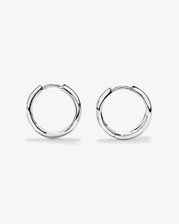 Boucles d’oreilles Split Huggie en argent sterling