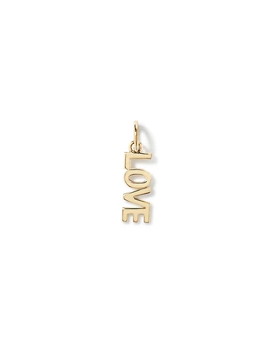 Love Pendant in 10kt Yellow Gold