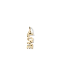 Love Pendant in 10kt Yellow Gold