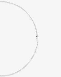 45cm (18") 2mm-2.5mm Width Belcher Chain in Sterling Silver