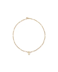 50cm (20") 7 and 1 Belcher and Paperclip Open Pendant Chain in 10kt Yellow Gold