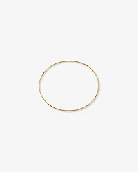 Slim Oval Bangle in 10kt Yellow Gold