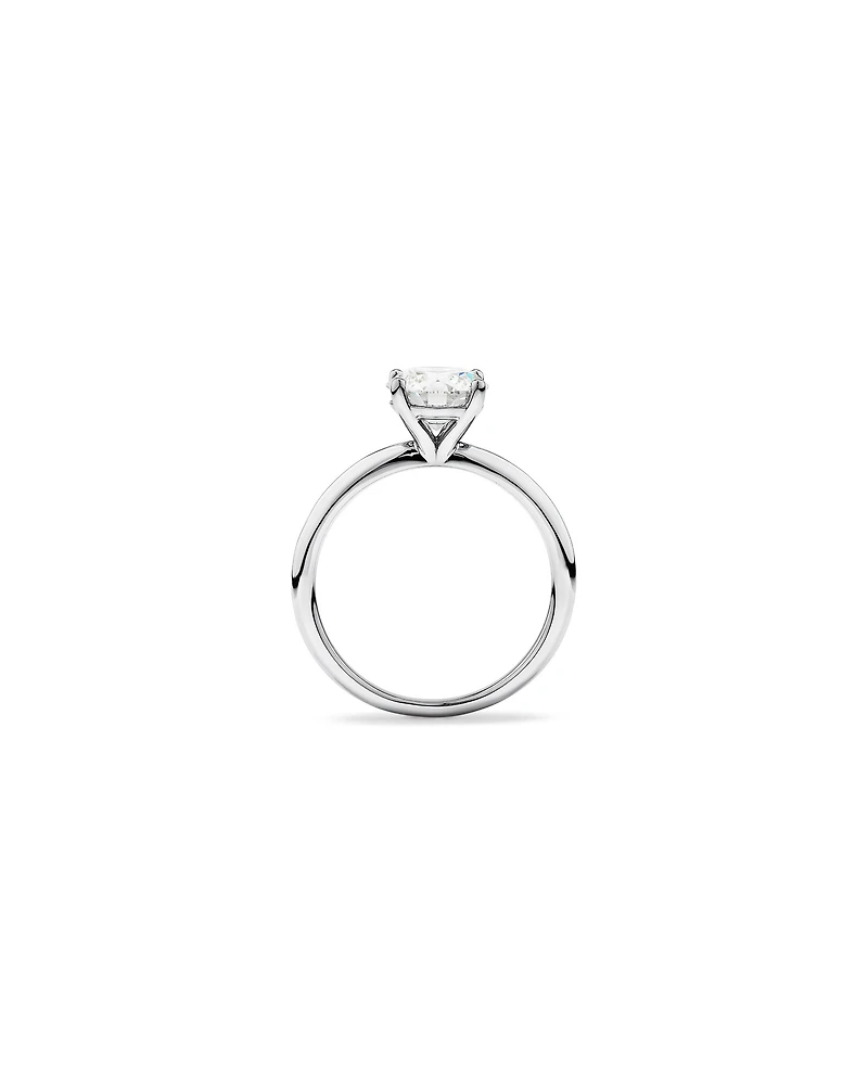 1.50 Carat TW Round Brilliant Laboratory-Grown Diamond Solitaire Engagement Ring 14kt White Gold