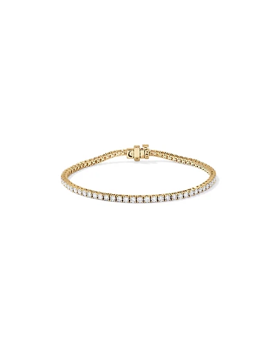3.00TW Lab Diamond Tennis Bracelet in 10kt Yellow Gold