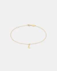 19cm (7.5") Initial Bracelet in 10kt Yellow Gold