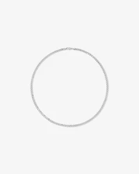 45cm (22") 5.5mm Width Semi Solid Diamond Cut Curb Chain in 10kt Gold