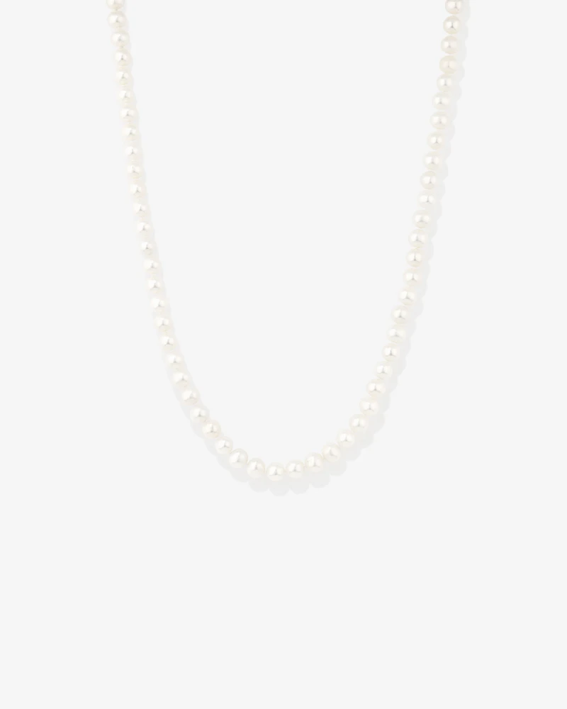 Collier en or jaune 10 K avec perle d'eau douce de culture