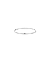 65mm (2.56") 3mm Width Solid Round Bangle in Sterling Silver
