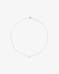 0,25 carat TW pendentif serti clos avec diamant de laboratoire en argent sterling