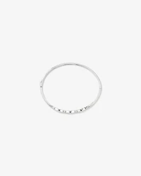 Triple Open Marquise Cubic Zirconia Bangle in Sterling Silver