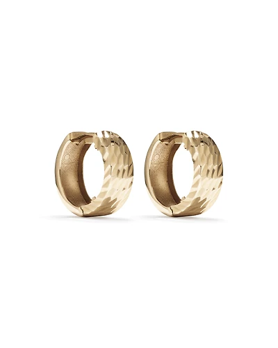 11mm Huggie Earrings 10kt Yellow Gold