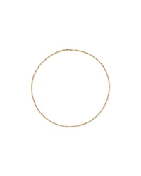 45cm (17") 2.8mm Width Semi Solid Miami Curb Chain in 10kt Yellow Gold