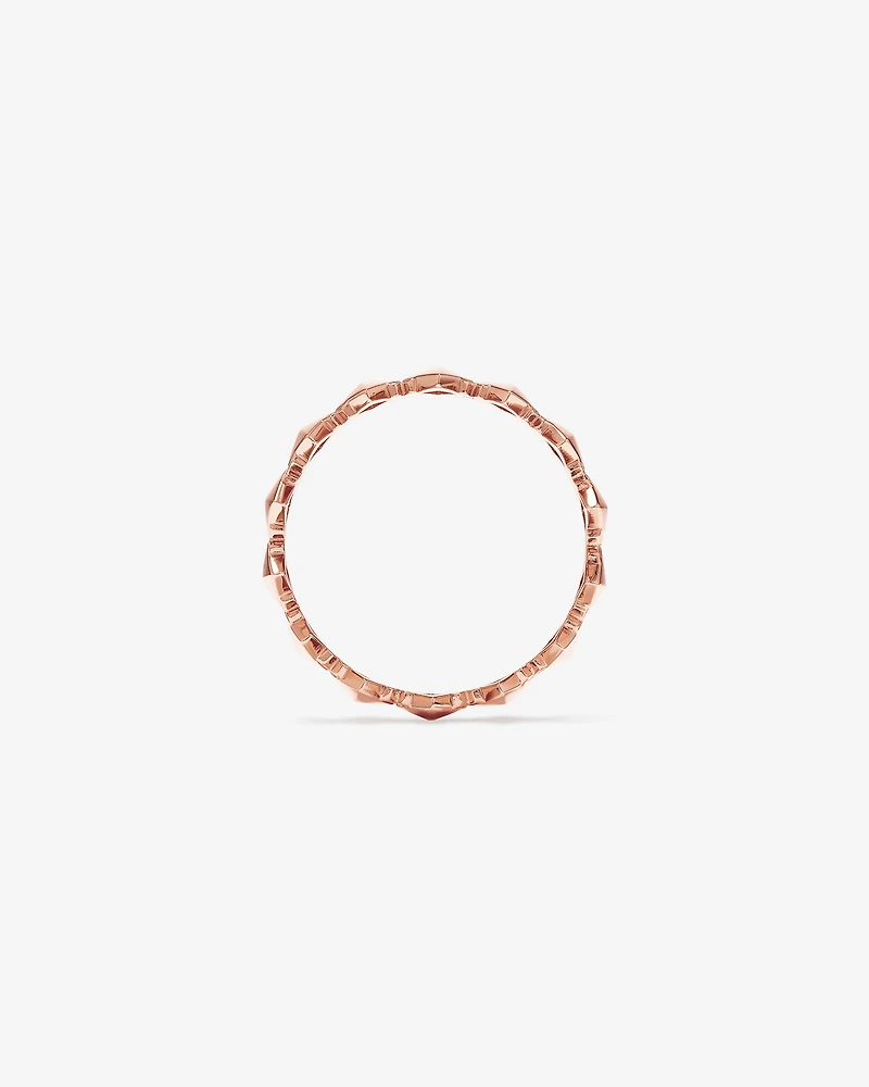 Signature Connect Point Ring 10kt Rose Gold