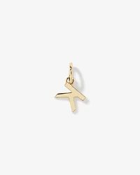 Letter K Initial Pendant in 10kt Yellow Gold