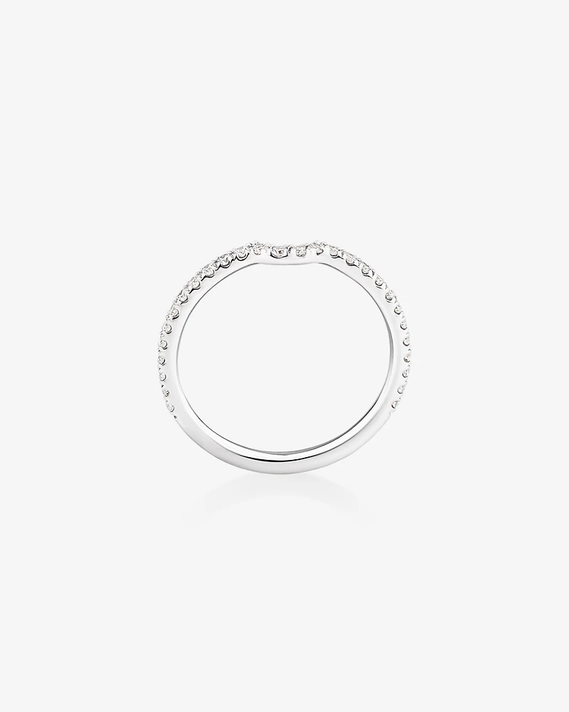 Alliance en or blanc 18 K à diamants totalisant 0,28 ct Sir Michael Hill Designer