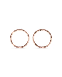 12mm Sleepers 10kt Rose Gold