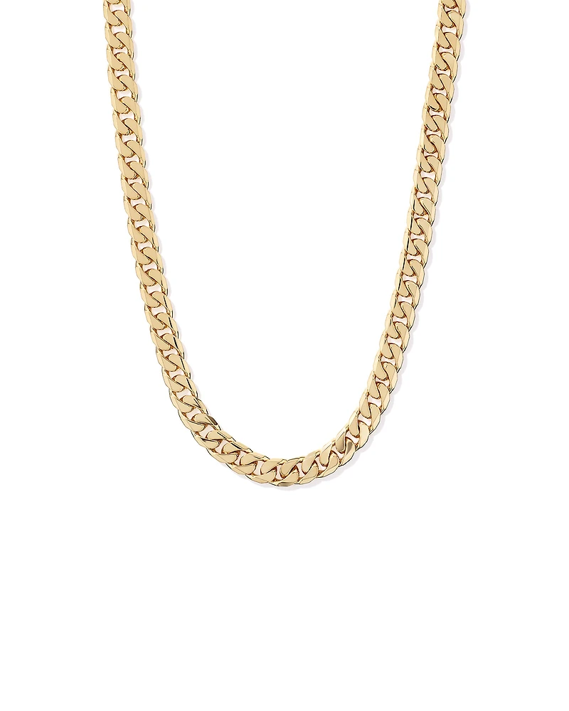 50cm (20") 11mm gourmette chaîne en 18ct Vermeil