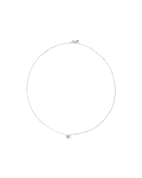 0.23 Carat TW Emerald Diamond Halo Pendant in 10kt White Gold