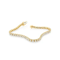 4.92 Carat TW Diamond Tennis Bracelet in 10kt Yellow Gold