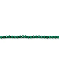 21cm Malachite Bead Bracelet in Sterling Silver