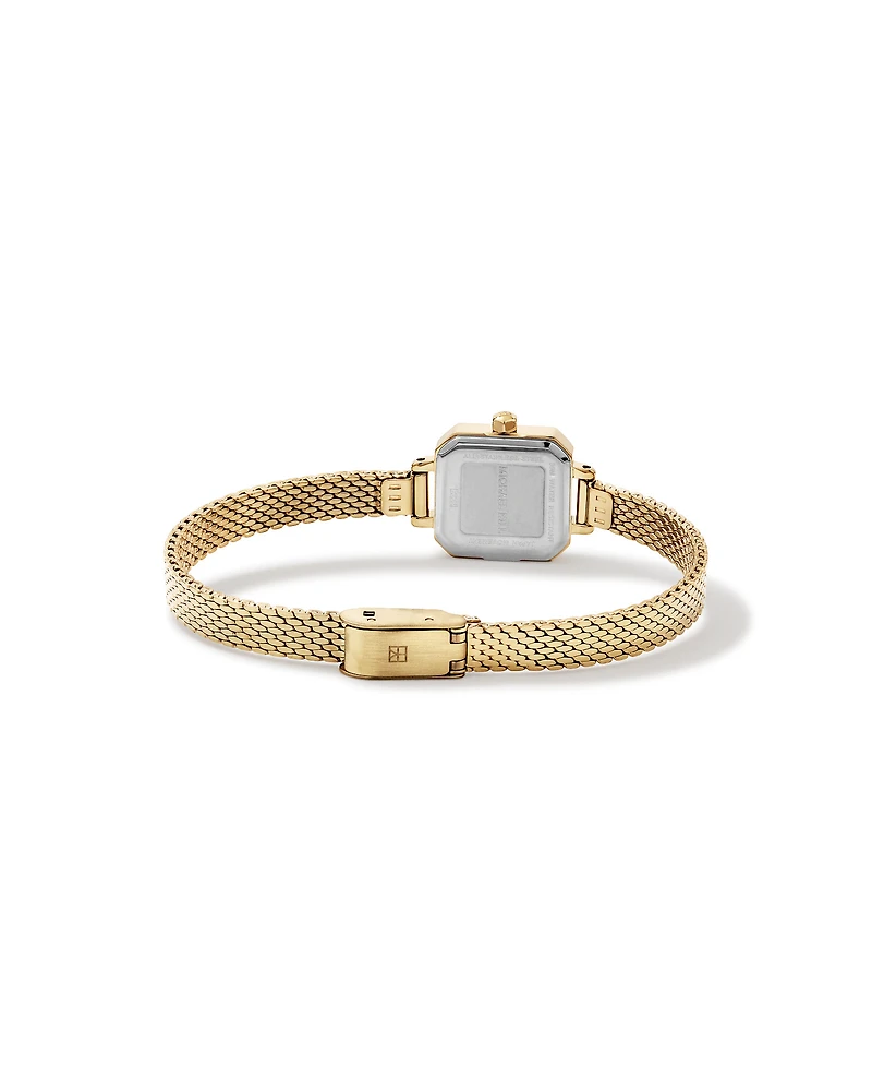 Ladies 17mm Petite Watch in Gold-Tone Stainless Steel