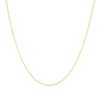 45cm (18") 1.65mm Width Singapore Chain in 10kt Yellow Gold