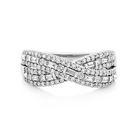 Ring with 0.50 Carat TW Of Diamonds in 10kt White Gold