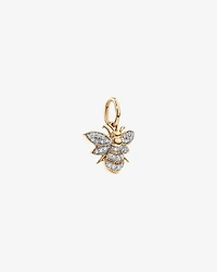 Pendentif Diamond Bee en or jaune 10 carats