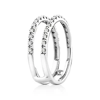 Enhancer Ring with 0.25 Carat TW of Diamonds in 14kt White Gold