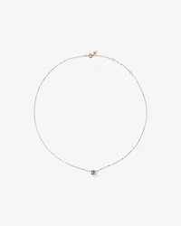 Trio Pendant with .09 Carat TW Diamonds in Sterling Silver and 10kt Yellow gold