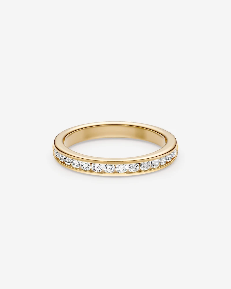 Wedding Band with 0.50 Carat TW of Diamonds in 14kt Yellow Gold