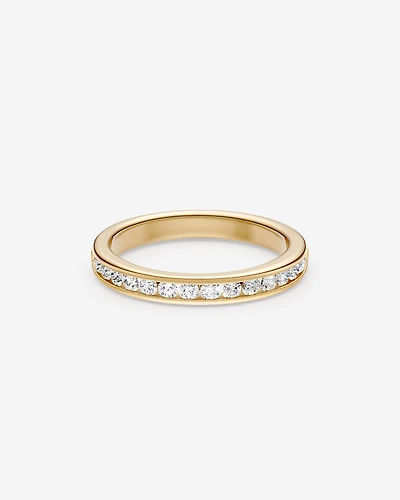 Wedding Band with 0.50 Carat TW of Diamonds in 14kt Yellow Gold