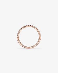 0.34TW Round Brilliant Laboratory-Grown Diamond Wedding Band 14kt Rose Gold