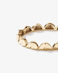 Bague Courbée Signature Connect en Or Rose 10 kt