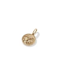 Diamond Accent Aries Zodiac Pendant in 10kt Yellow Gold