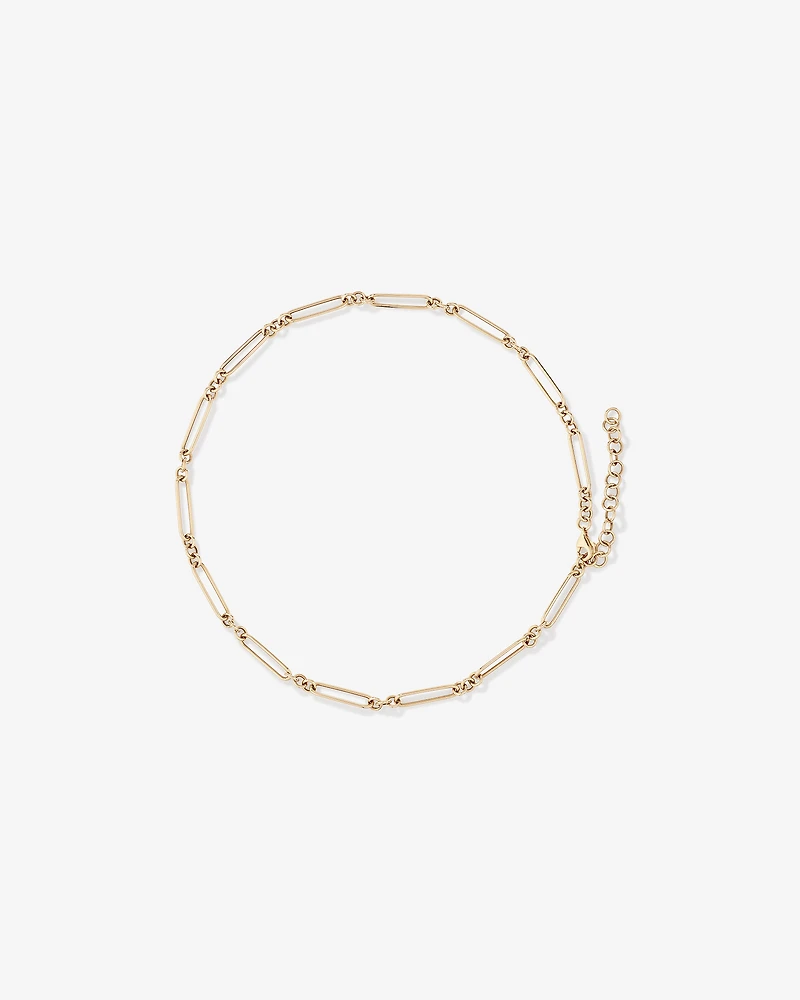 5.00mm Wide Paperclip 3 and 1 Chain in 10kt Yellow Gold