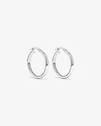 Boucles d’oreilles rondes à cercle de 20 mm en argent sterling