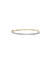 Bracelet à charnière Pavé en Vermeil 18 nœuds