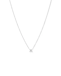 Collier floral en oxyde de zirconium 50 cm (20") en argent sterling