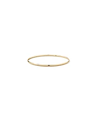 65mm (2.5") 2.3mm Width Solid Oval Bangle in 10kt Yellow Gold